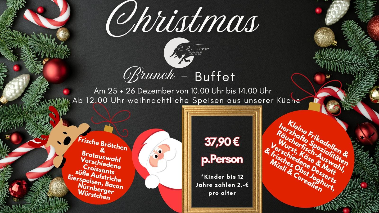 El Toro Christmas Brunch Buffet El Toro Christmas Brunch Buffet